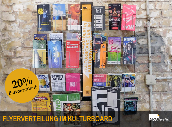 Flyerverteilung Kulturboard