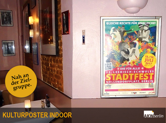 Kulturposter Indoor Plakataushang
