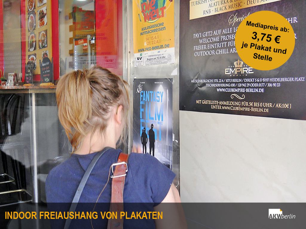 Plakatwerbung Straßenbahn Berlin