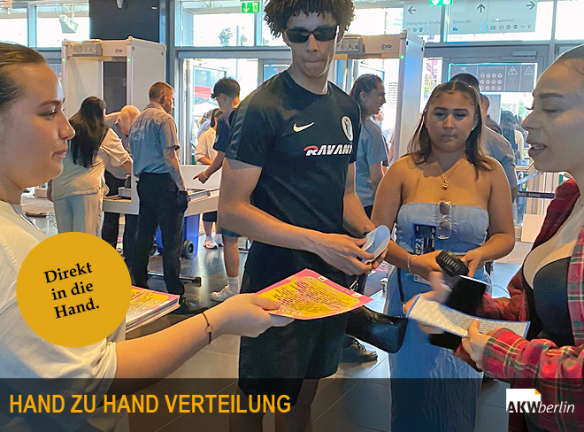 Hand-zu-Hand-Verteilung