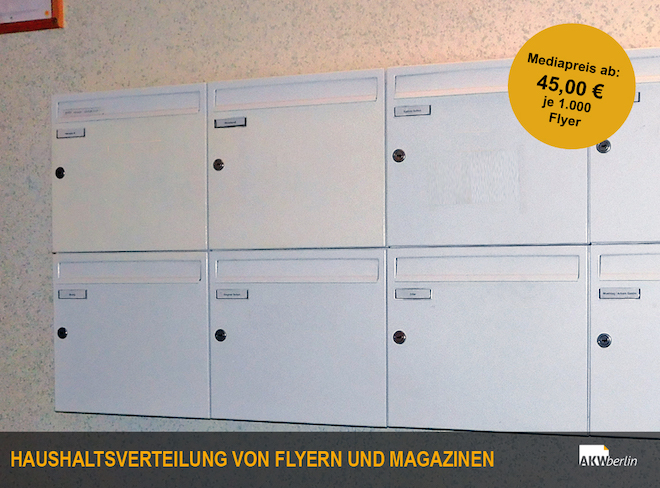 Haushaltsverteilung und Briefkastenwerbung Berlin