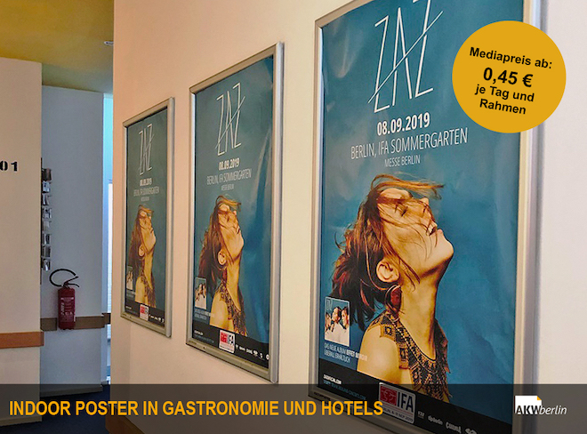 Werbung in Gastronomie und Hotel Berlin