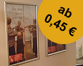 Indoor Plakatwerbung mit Poster