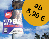Schaufenster Werbung