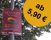 Wahlwerbung Preis ab 5,90 Euro pro Plakat